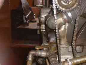 Lister JP2 Engine view from the front