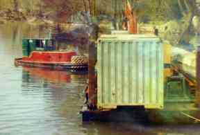 Bantam 4 at work on the Kennet and Avon