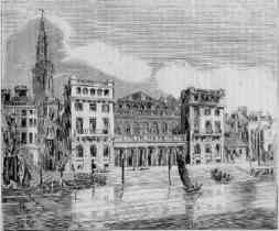 Engraving of Hungerford Market 