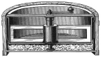 vertical section view of Mrs Marshall's freezer