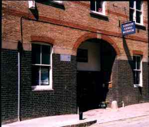 The front of the museum building