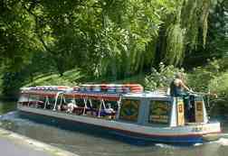 The trip boat Jenny Wren passing Regent's Park