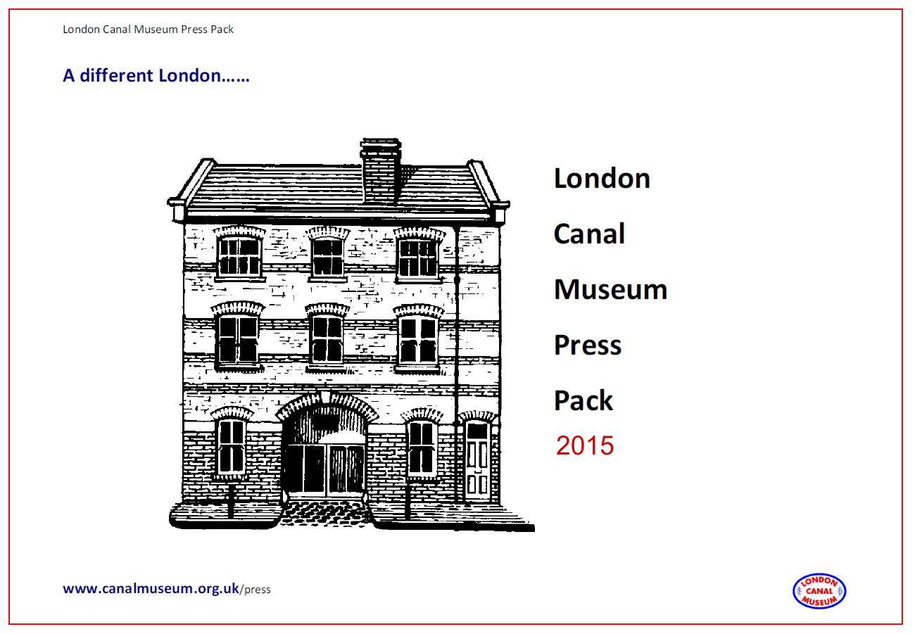 Press pack cover showing title and drawing of the museum frontage.