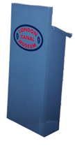 Blue lectern